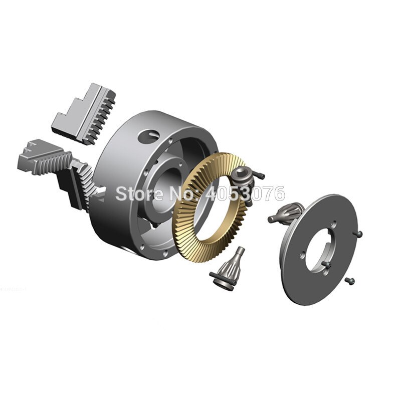K11-130 3 jaw chuck/130MM manual lathe chuck/3-Jaw Self-centering Chuck