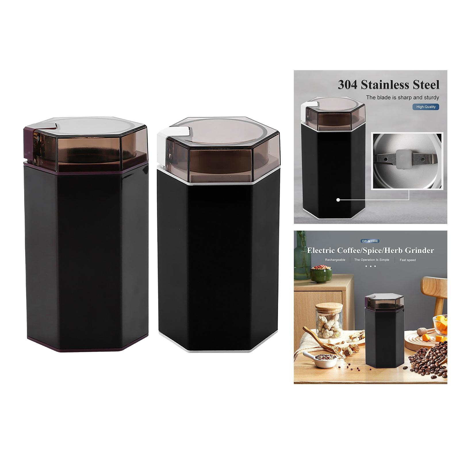 Electric Coffee Grinder Compact Size Multi Function for Kitchen Coffee Bean