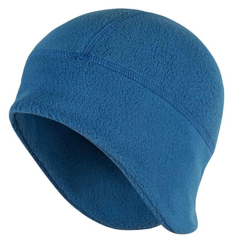 Winter Riding Outdoor Warm Hat Grain Fleece Earmuffs Windproof and Cold-proof Baotou Hat Inner Lining Hat Bicycle Hat MX0041: Blue