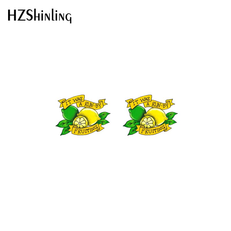 Pendientes de resina acrílica de limones, joyería hecha a mano, para niña, novedad de: 8
