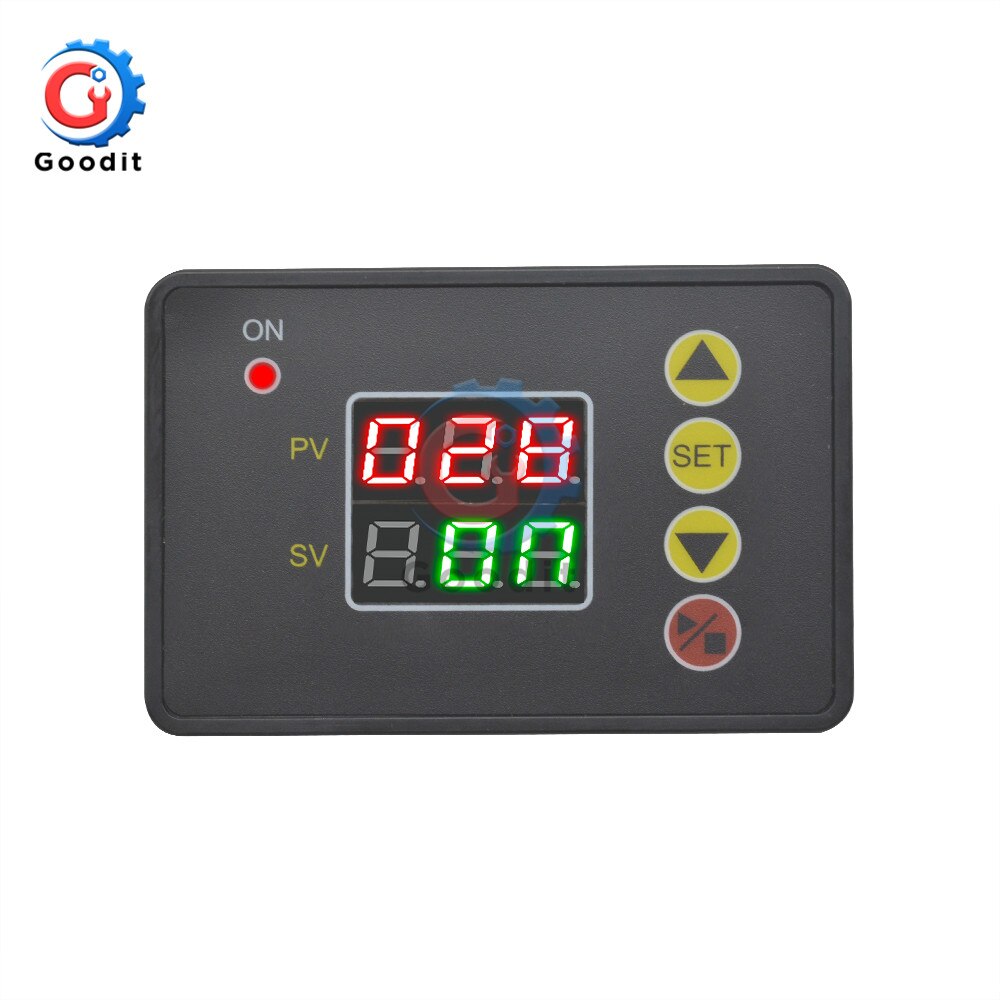 T2310 LED Digital Time Controller Countdown Timer On/Off Switch Delay Timer Relay Module with Buzzer High Precision Intelligent