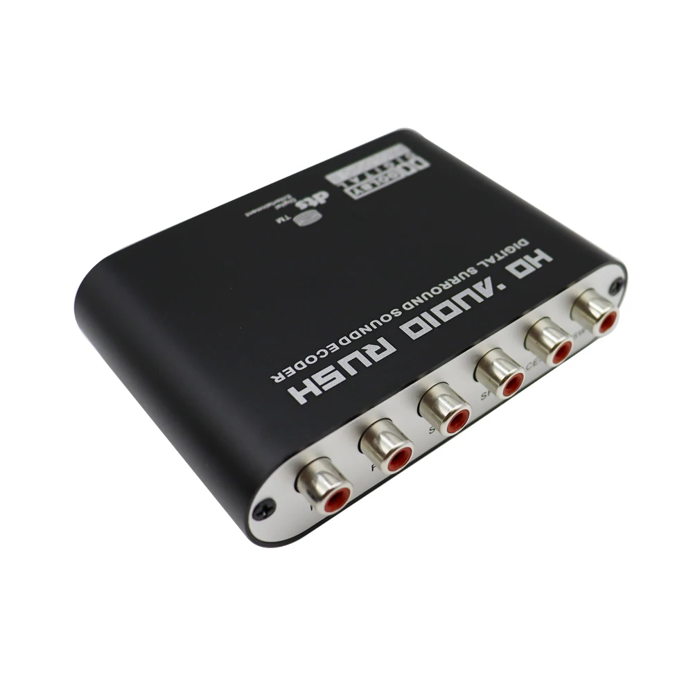 AC3 Audio Digital to Analog 5.1 Channel Stereo DAC Converter Optical SPDIF Coaxial AUX 3.5mm to 6 RCA Decoder Amplifier