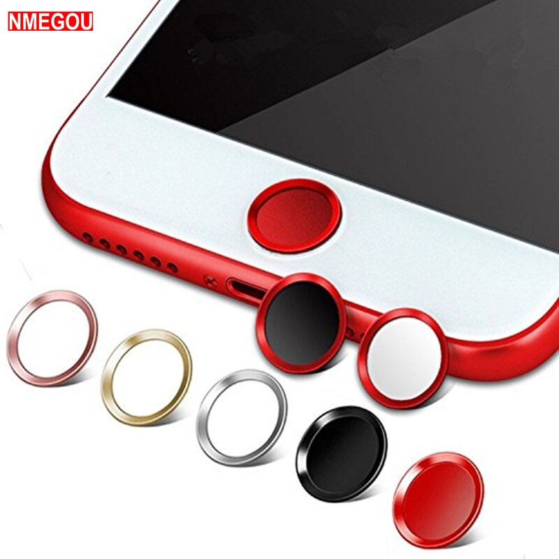 Vingerafdruk Touch Id Home Button Sticker Voor Apple Iphone 5 5S Se 6 S 6 S 7 8 Plus ipad Mobiele Telefoon Stickers Huid Goud Rood Zwart