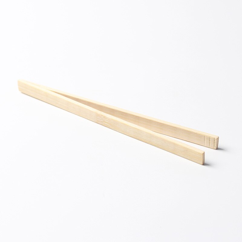Pince à thé en bois, 1 pièce, pour salade de bambou, sucre, Toast: F