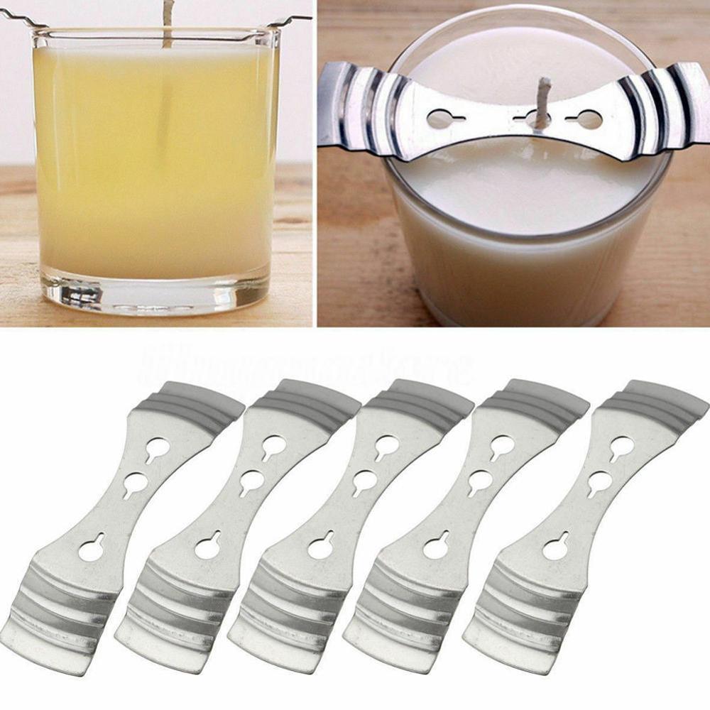 Metal lys væger holder centreringsenhed diy håndlavede lys væger gør tilbehør dekoration væge holder