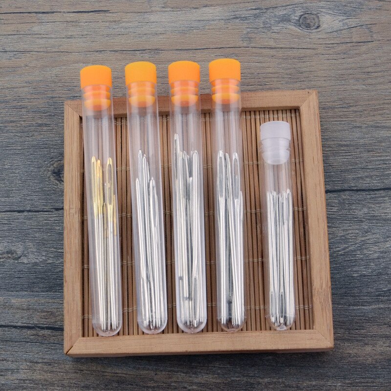 12/15/20PCS Cross Stitch Needles Craft Embroidery Tool Large Eye Sewing Needles Hand Sewing Needle Home DIY Sewing Tool