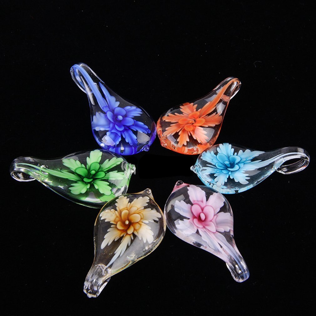 Glass Dip Crystal Pen Signature Ink Inside Flower for Writing Art Decoration Transparent Fountain Pen Gold Pastel Ink Signature