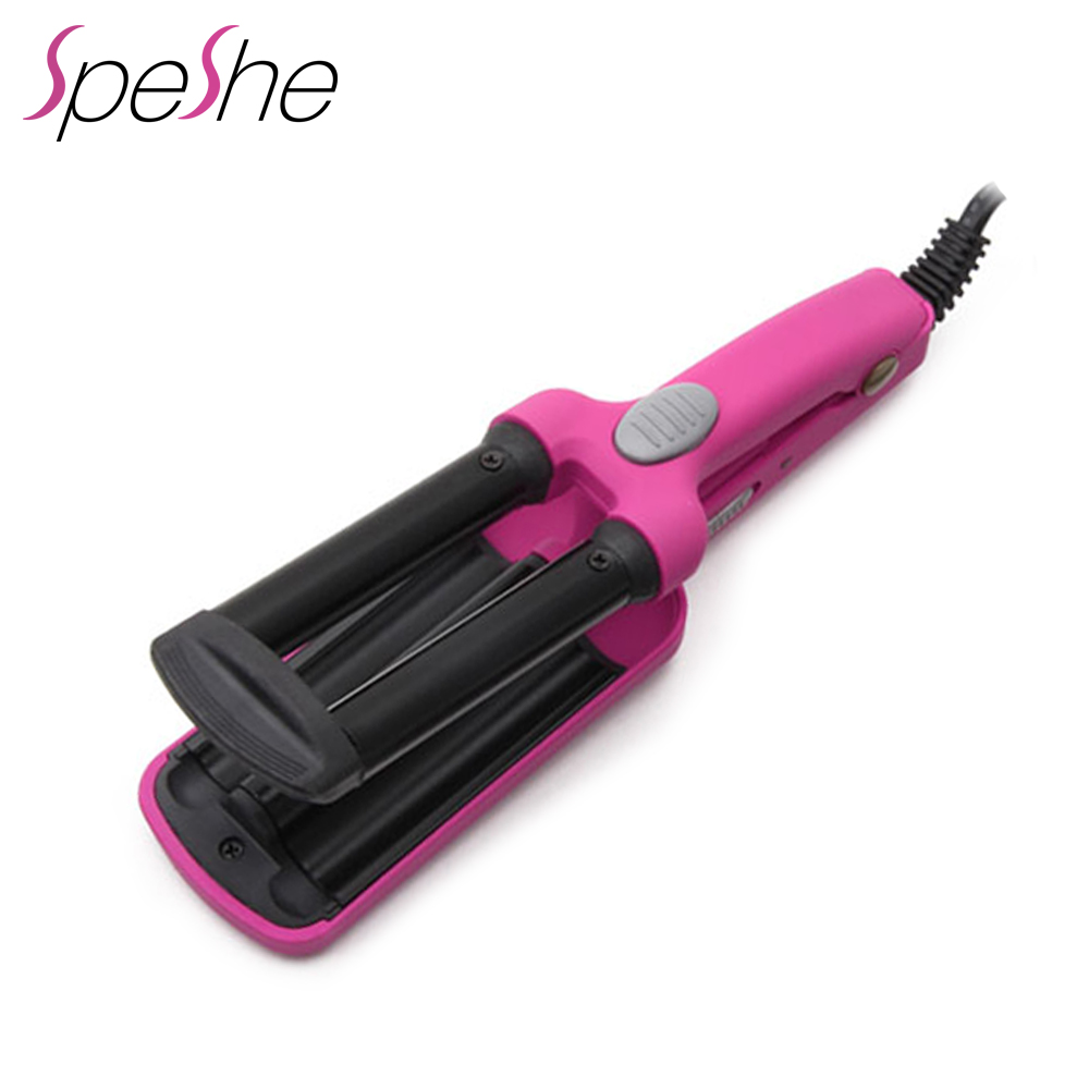 Mini Triple Barrel Hair Curler Ceramic Crimper Hair Curling Iron Salon Wave Roller Hair Styling Tools Curling Wand