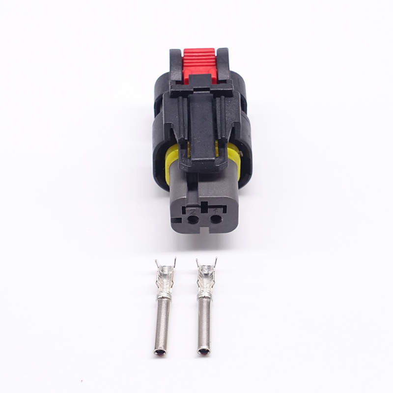 AS 16, 2P PLUG ASSY, RD, KEY 2 776522-2 776523-2 – Grandado