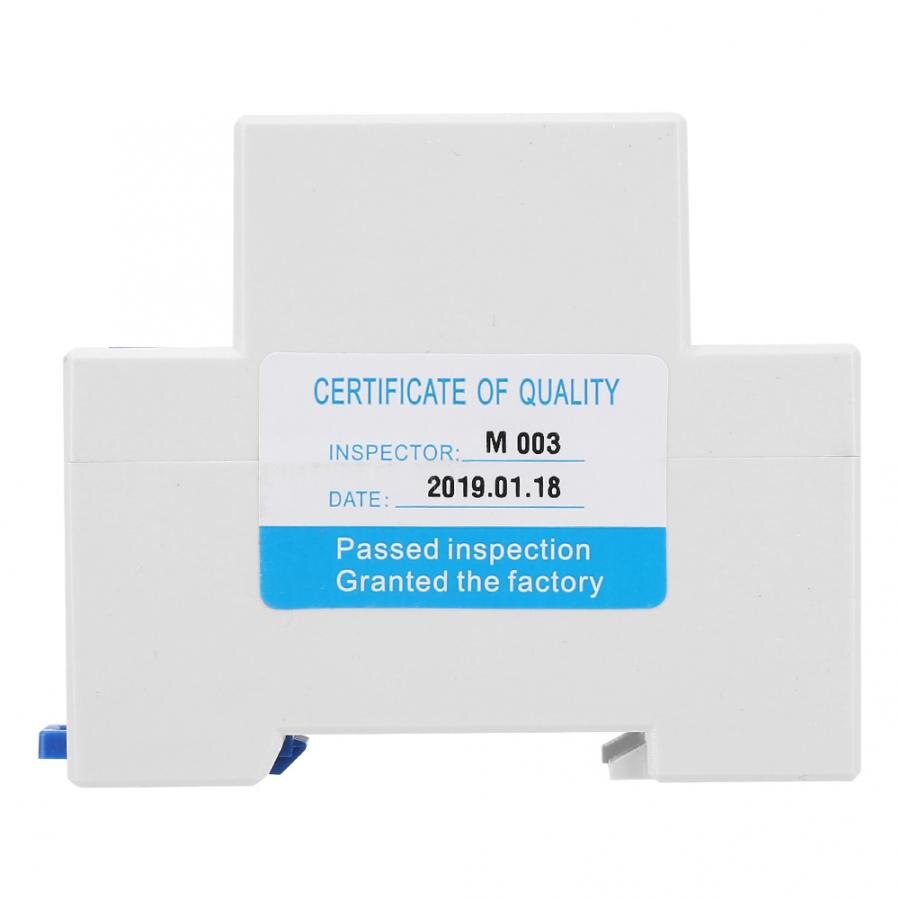 1-5pcs 5-80A DDM15SD 35mm DIN Rail Energy Meter LCD Backlight Digital Display Single Phase Electronic Energy KWh Meter