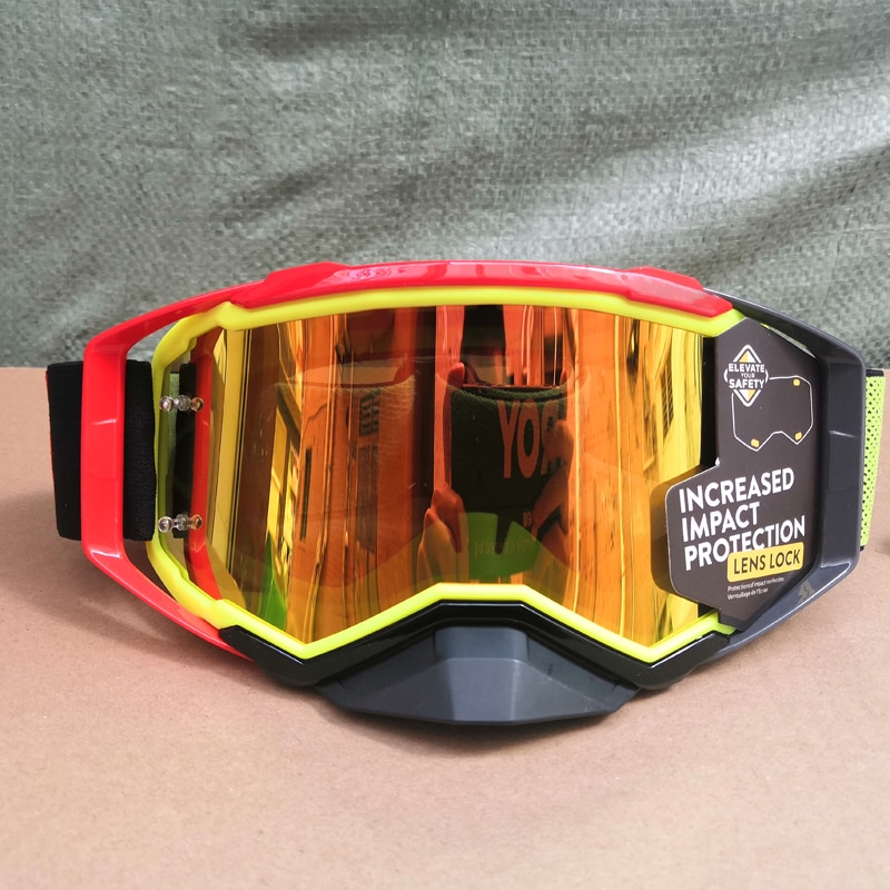 Lunettes de pour moto, pour Motocross, Ski, Snowboard, casque, coupe-vent, MX Off Road Oculos