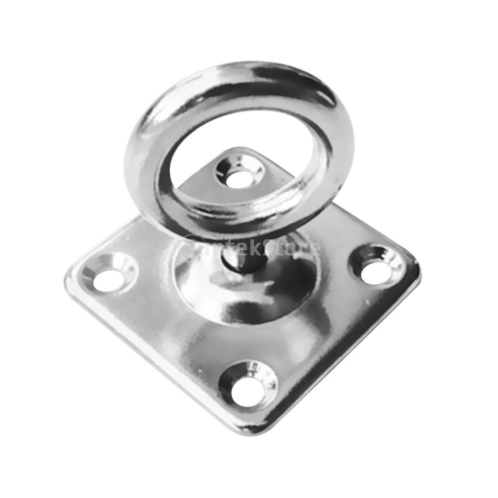 316 Stainless Steel Square Swivel Pad Eye Plate Eye Hook Shade Sails Mounting Fixing Kit Marine Boat Rigging Hardware 5mm 6mm: 5mm