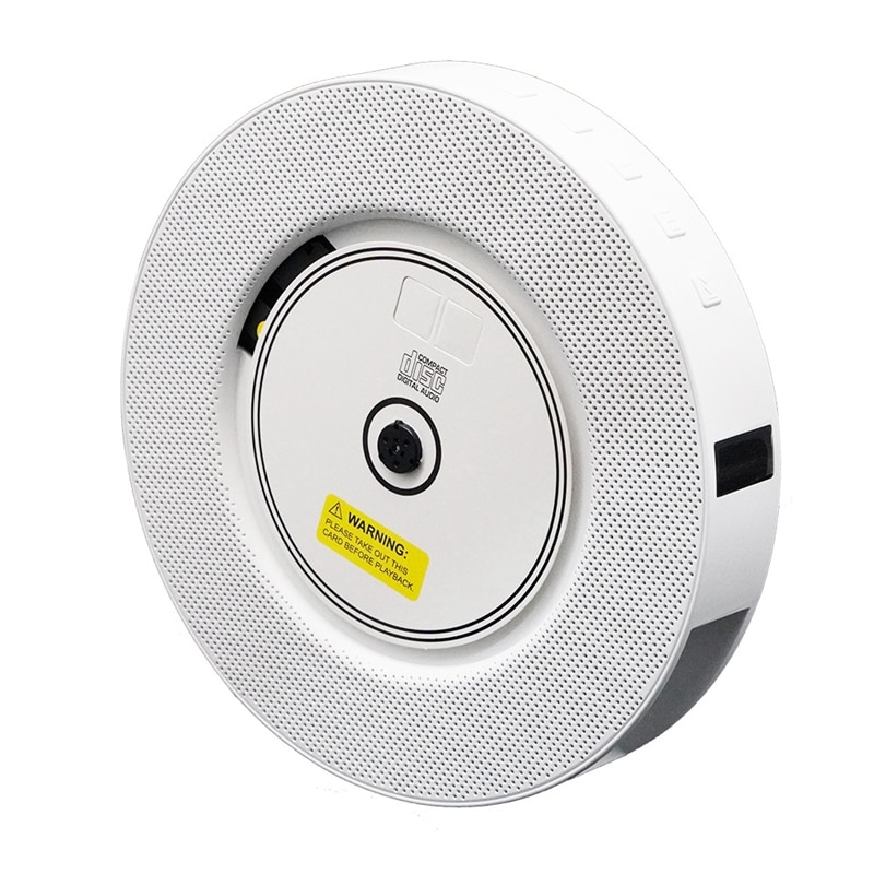 Portable Wall Mountable CD Player with Bluetooth Home o Boombox with Remote Control FM Radio Built-In HiFi Speakers with MP3: Default Title