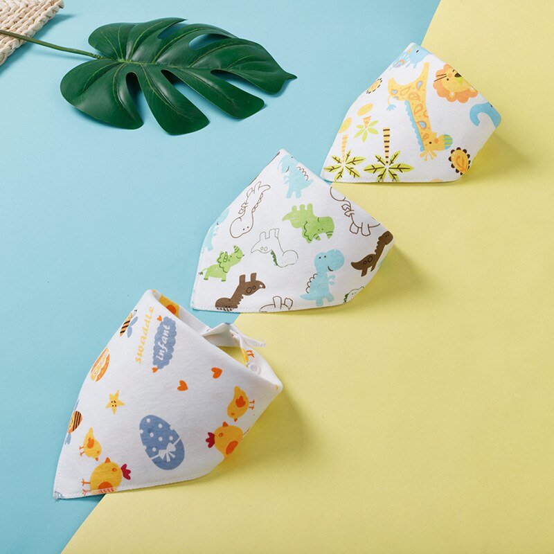 infantile Triangolare raccoglitore Dei Bambini del Cotone Silava Panno Impermeabile anti-Sporco pettorina Mussola Del bambino Accessori Towl rutto Riutilizzabile Salviette