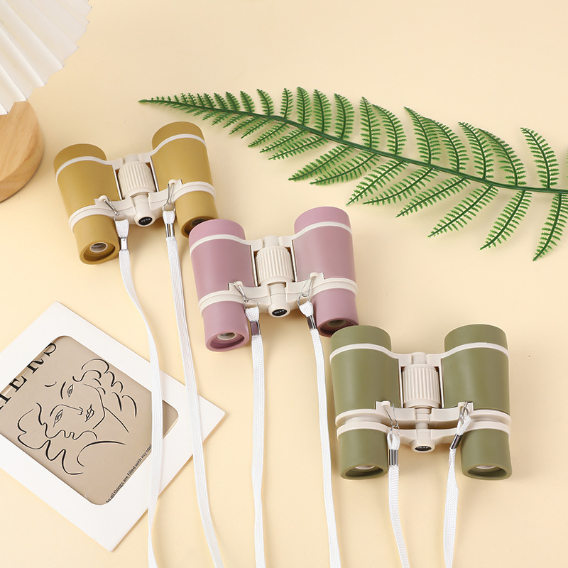 Jungle verrekijker vergrootglas draagbare kinderen vergroting speelgoed schokbestendige telescoop voor verjaardag wandelen cadeautjes