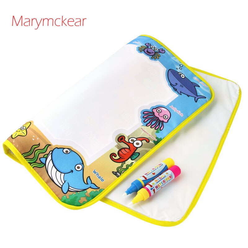 1 Pcs 50x36cm Kids Drawing Board Scratch Art Magic Water Drawing Mat Doodle Toy Kids Craft Water Painting with Water Pen