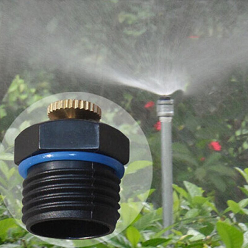 1Pcs Draad Tuin Sprinklers Plastic Lawn Watering Sproeierhoofd Verstelbare Tuin Sproeier 1/2 "Binnendraad Tuin Gereedschap