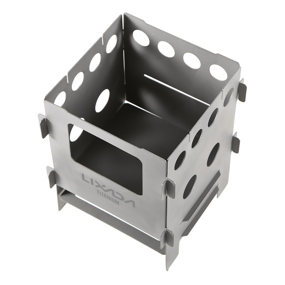 Folding Wood Stove Pocket Stove Outdoor Wood Burning Stove Camping Cooking Picnic Backpacking Firewood Furnace