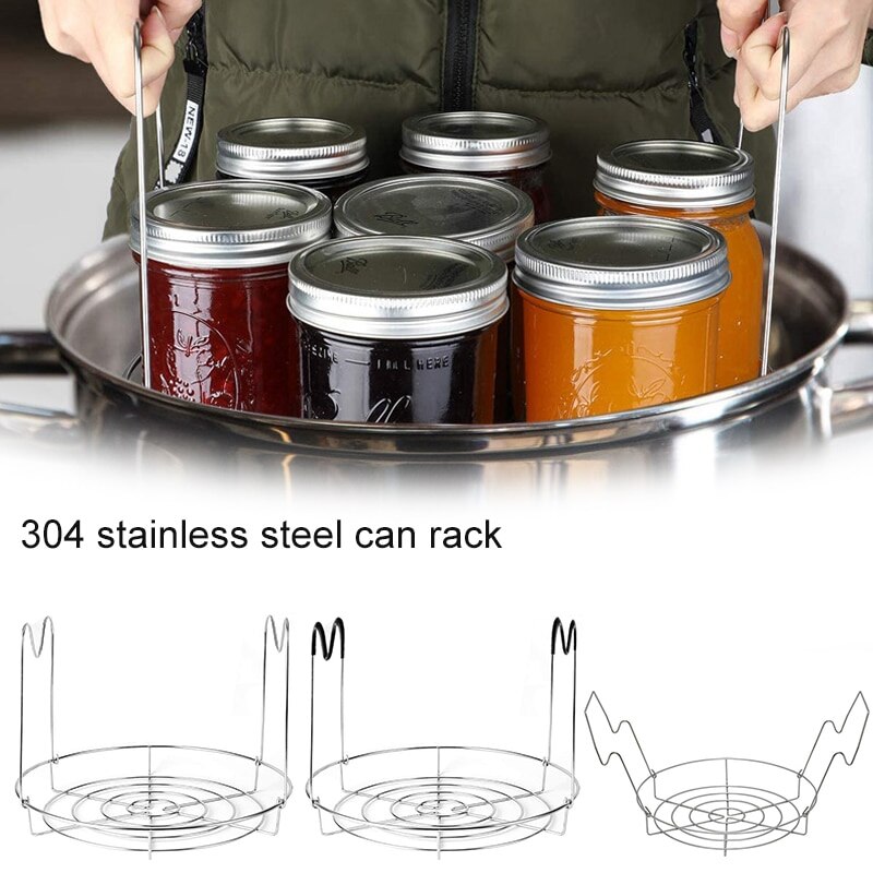 Canning Jar Lifter Tongs Stainless Steel Jar Lifter With Grip Handle Anti-scalding Lifter Non-slip Feeding Bottle Clip