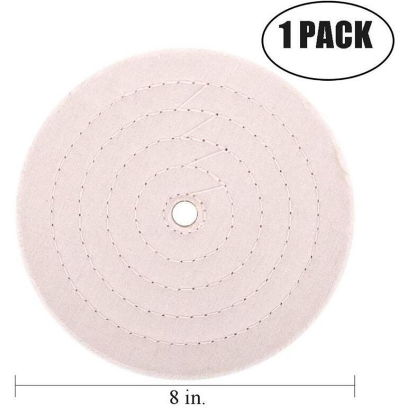 8-inch Polishing Wheel 70-layer Flannel Wheel Mirror Polished Buffing Wheel For Stainless Steel Wood Metals Polishing Accessory