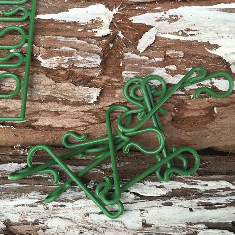 100 sztuk ornament haki w kształcie litery S wieszak stojak na ubrania klucz kapelusz wiszące gospodarstwa domowego kuchnia stojak robić przechowywania w łazience na boże narodzenie