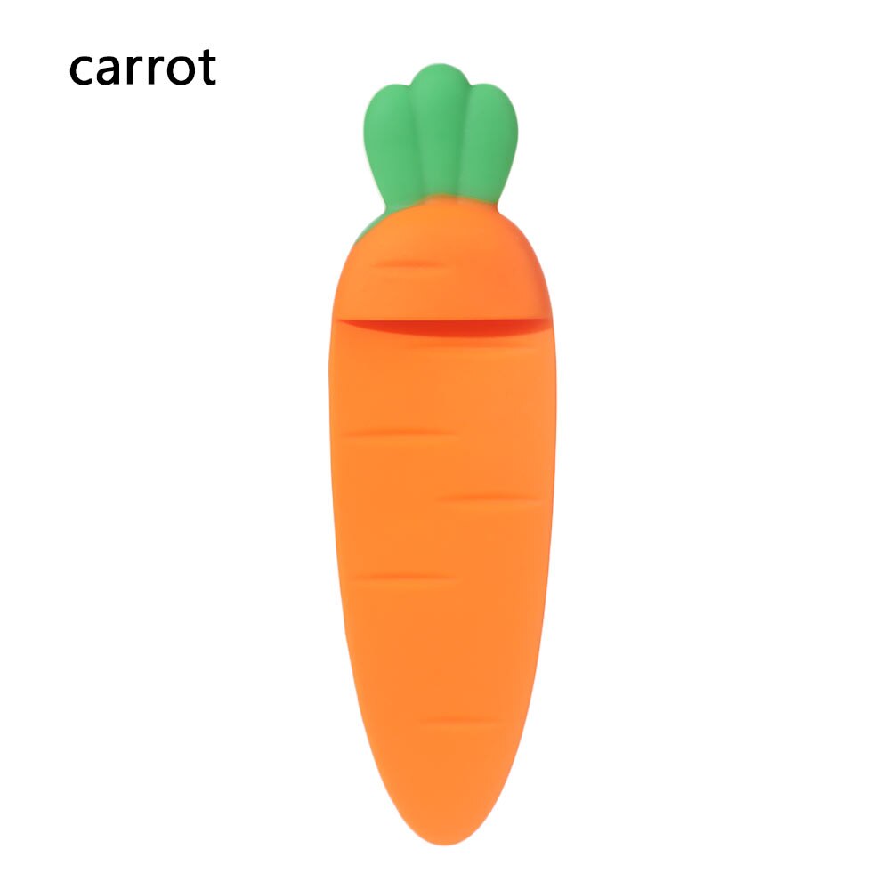 Cute 3D Animal Bookmarks Cartoon Crocodile Hippopotamus Book Markers Carrot Chicken Page Holder for Reading: carrot