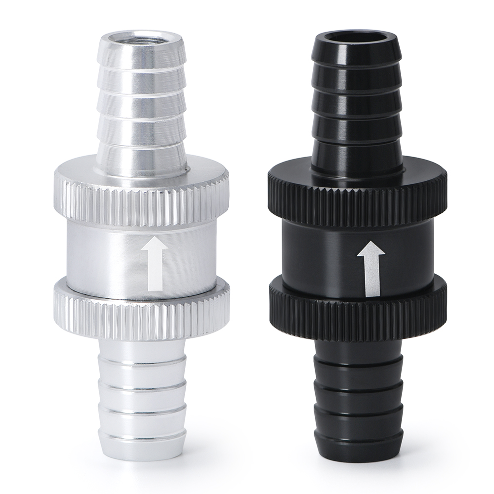 Válvula de retención combustible unidireccional, aleación de aluminio, gasolina y diésel, 6 tamaños, 4MM / 6MM / 8MM / 10MM / 12MM / 16MM