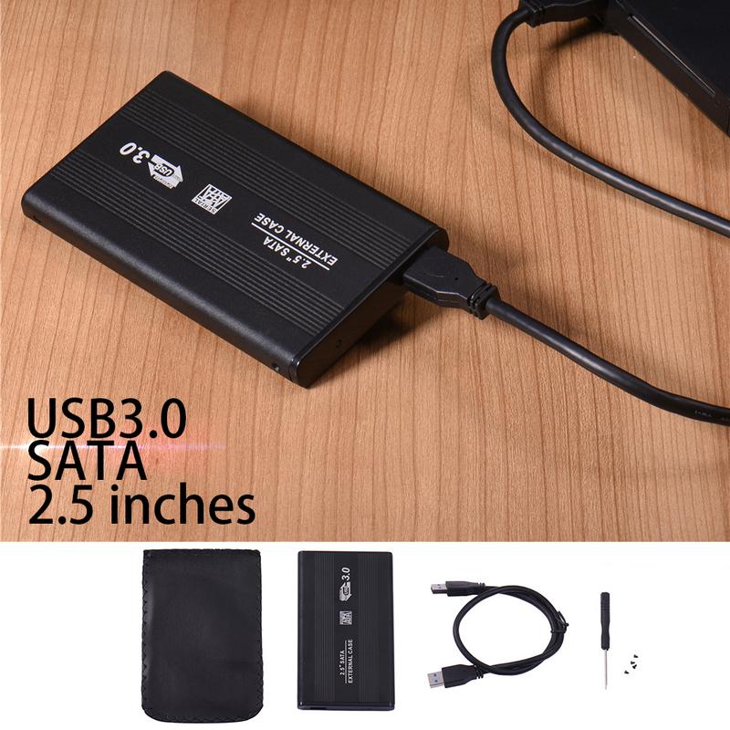 2.5 inch USB 3.0 External SATA HDD Hard Drive Disk Case Box PC Desktop Enclosure Box High speed 5GB/s &10Gbps