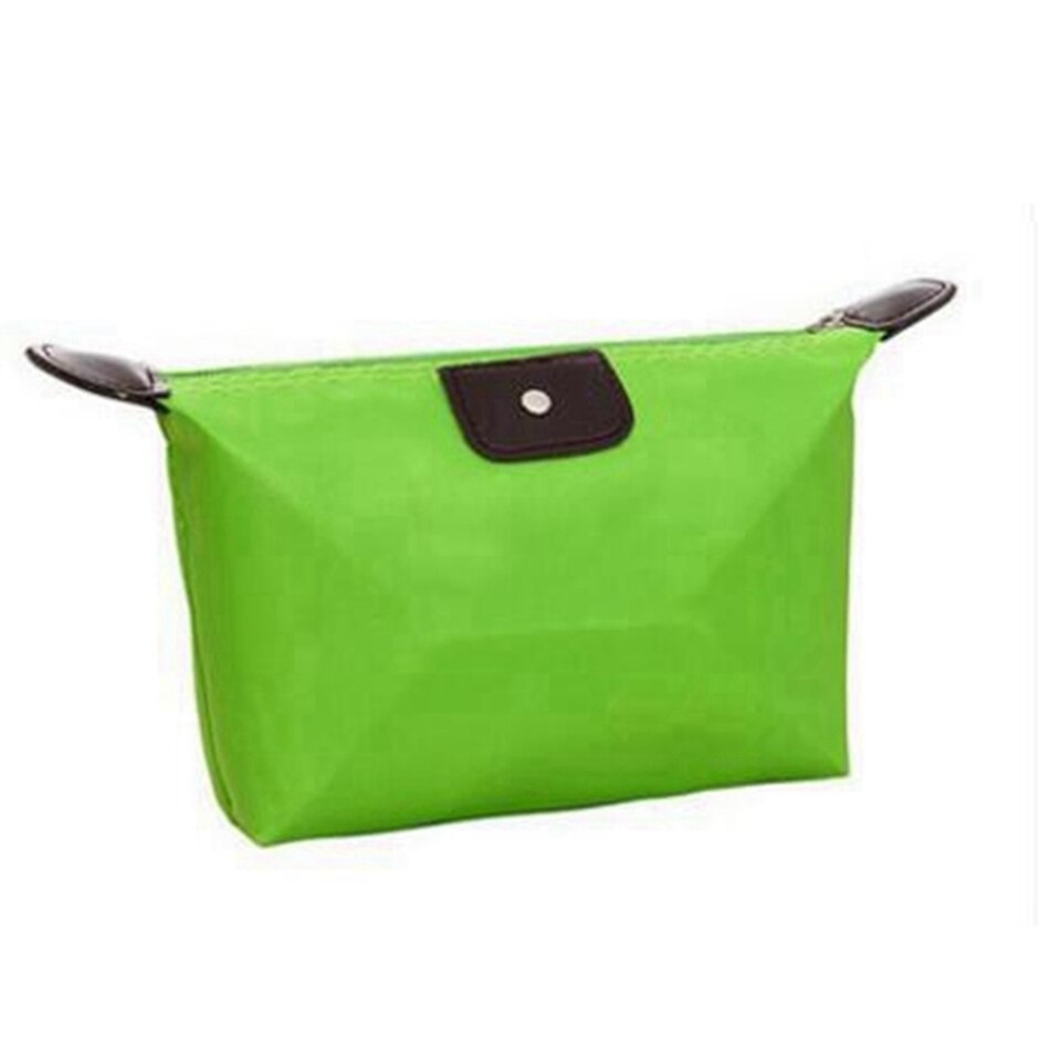 10 Color Dumpling Makeup Bag Solid Color Polyester Cosmetic Bag Around Soft Portable Korean Version Make Up Bag: 9