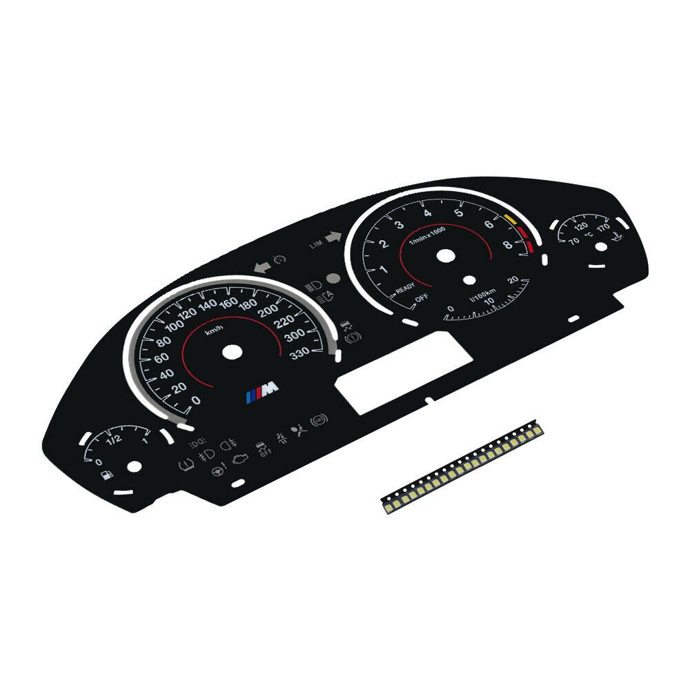 Gauge Gezicht Overlay Voor Bmw F30 F31 F34 F32 F33 F36 3M Instrument Cluster 330 Km/h