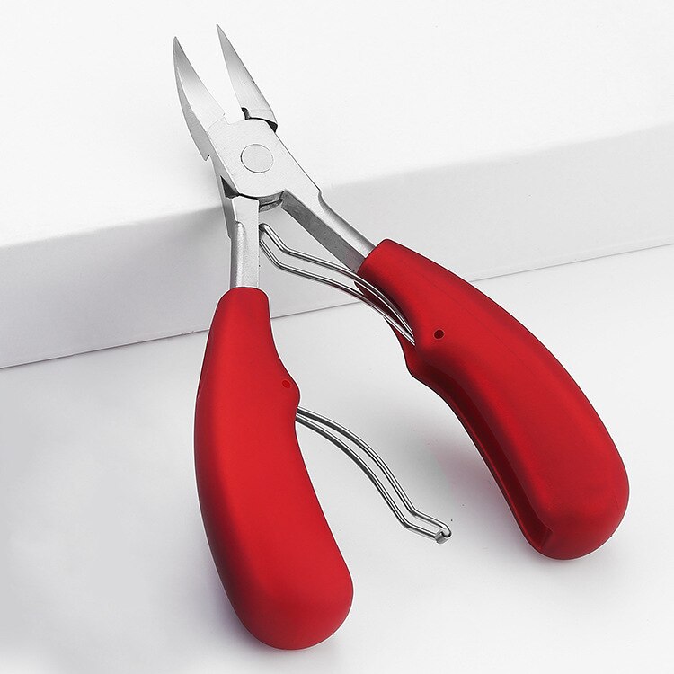Nagelknipper Ingegroeide Teennagel Podologie Correctie Tangen Cuticle Snijders Cut Paronychia Pedicure Manicure Hand Voetverzorging Tool: red