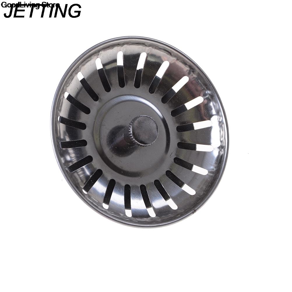 1pc Stainless Steel Kitchen Sink Strainer Drains Filter Stopper Waste Plug Bathroom Lavabo Hair Colander Catcher