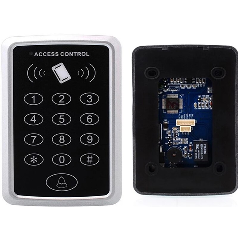 Control de Acceso Rfid de 13,56 MHz, teclado de proximidad de 125KHz EM ID Key Fobs, controlador de etiqueta de tarjeta NFC para cerradura de puerta electrónica