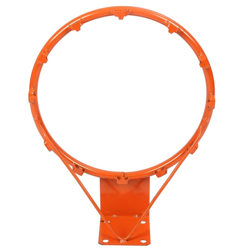 Basketball Rim Net Indoor Outdoor Hanging Basketball Goal with All Weather Net Wall Mounted Basketball Hoop 14Inch