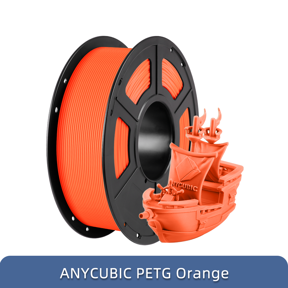 ANYCUBIC 3D Printer Multicolor Filament PLA 1.75mm 1kg/Roll Plastic Rubber Consumables Material For FDM 3D Printer Kobra 2 Pro: BRONZE