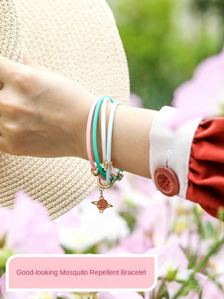 Meisjeshart volwassen muggenwerende armband paar buiten draagbaar anti-muggen artefact kinderen tegen muggen gesp