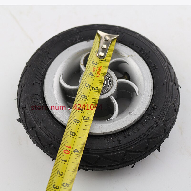 5X1 Pneumatic Tire With Inner Tube Electric Vehicle 5 Inch Inflation Wheel Using Metal Hub 5 Inch Pneumatic Wheel Gocart Caster