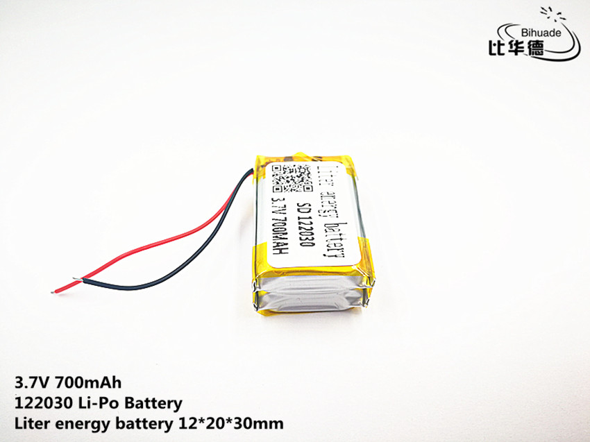 Liter energy battery Good Qulity 3.7V,700mAH,122030 Polymer lithium ion / Li-ion battery for TOY,POWER BANK,GPS,mp3,mp4