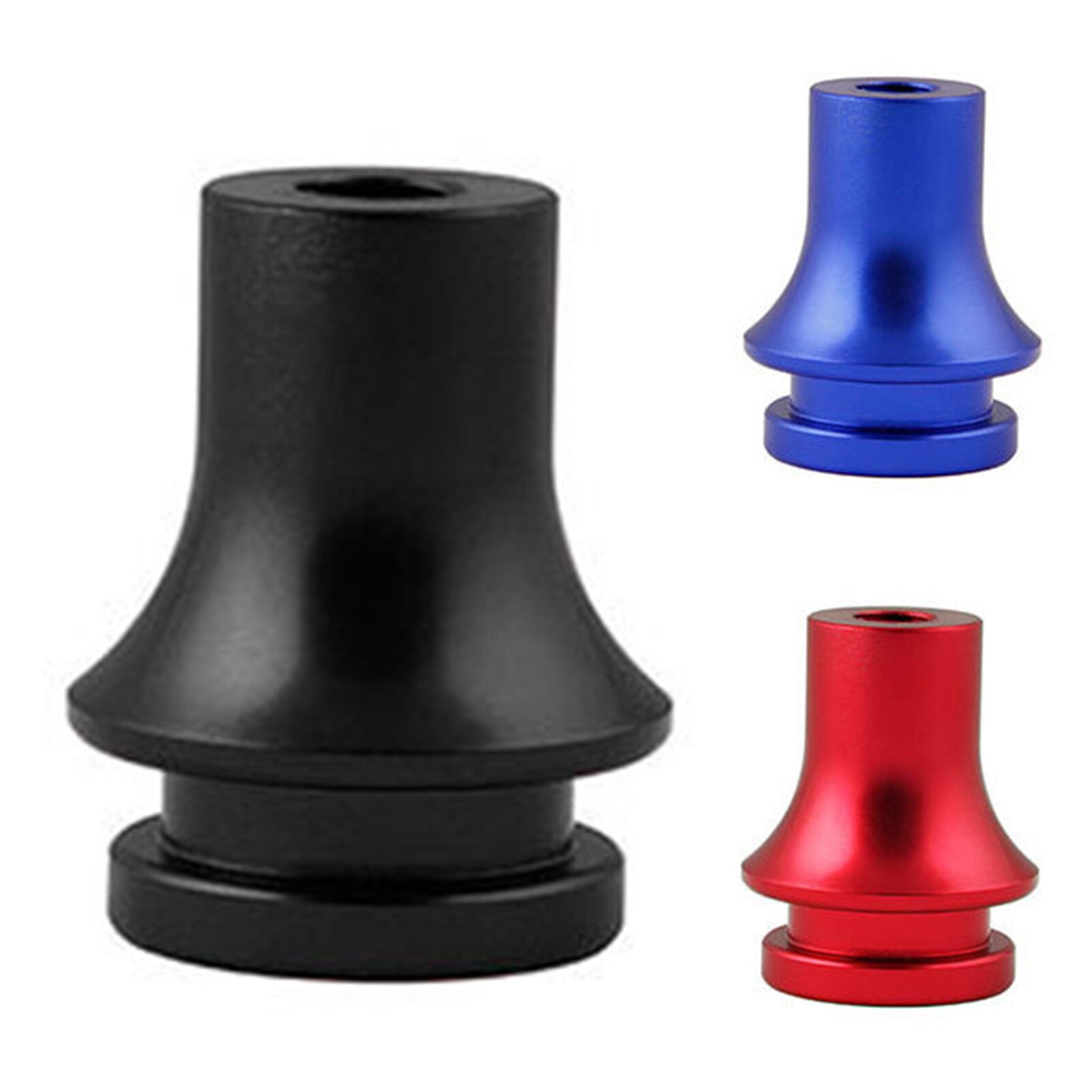 Pomo de palanca de cambios Base de adaptador de conector de aleación de aluminio de hilo pomo de cambio de modificación de coche para mitsubishi M10x1.25 paso de la rosca