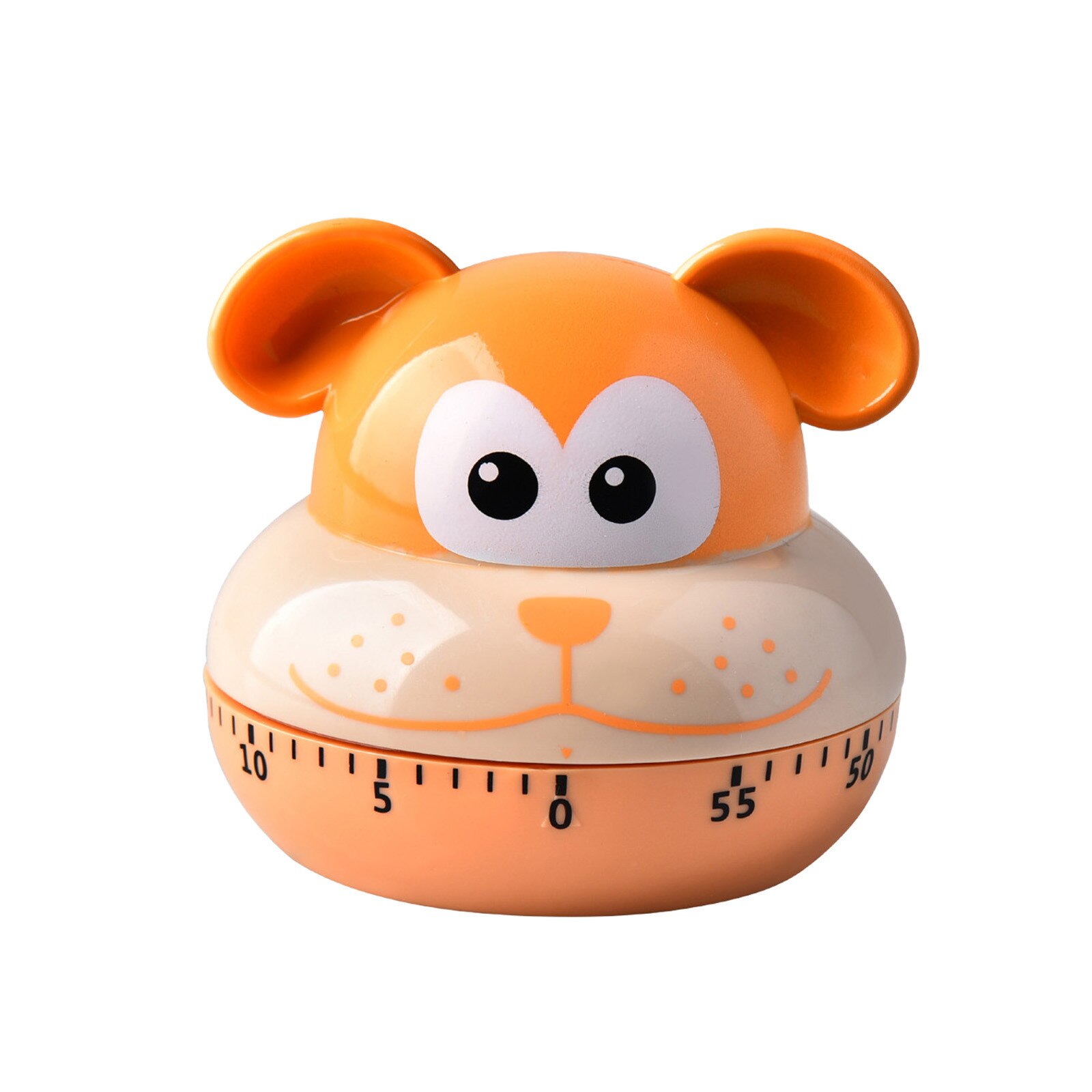 Timer cucina 60 minuti timer cartone animato Timer cucina Timer meccanico decorazione domestica bistecca fritta stufato cibo multifunzione: Rosso