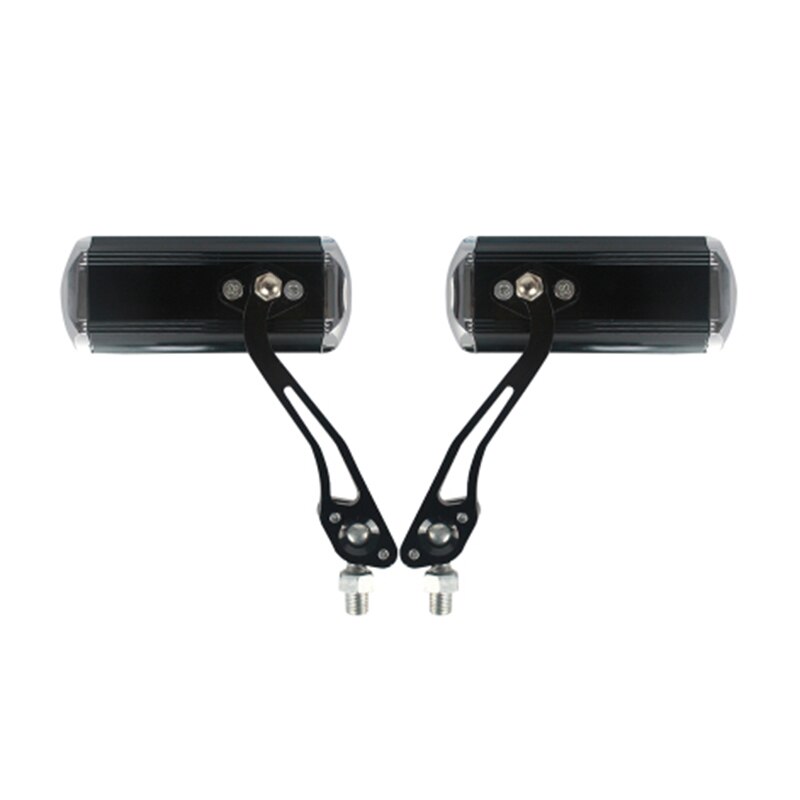 2 pieces Universal Cycling Rear Mirror Mountain Bike Handlebar Rear View Mirror 360 Degree Rotation Shatterproof