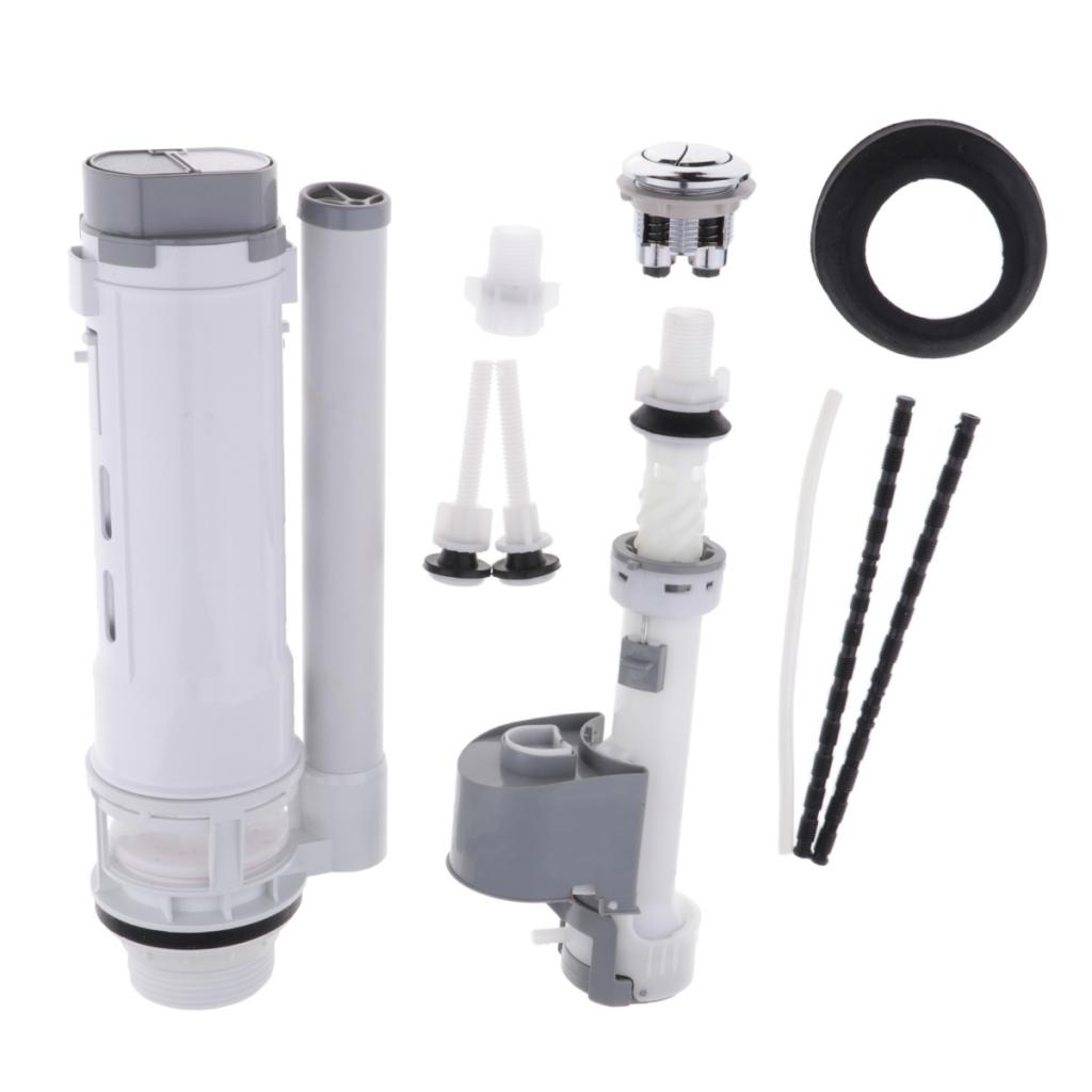Cistern Toilet Repair Kit Set Push Button Dual Flush 28cm 24cm Valve Height