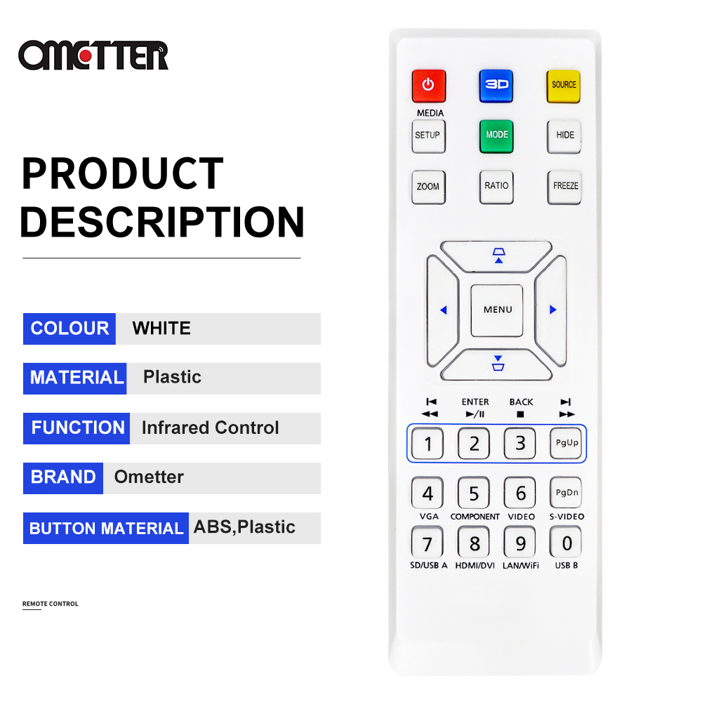 For ACER Projector Remote Control V12S AS211 E-26091 E-26171 RC-JSE28-190 H7532BD E152D H6510BD P1341W H5360BD P1283 V12X AX316