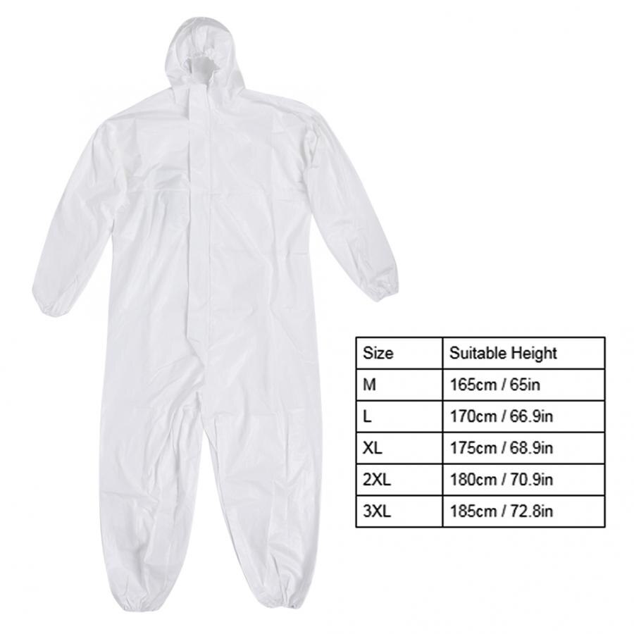 safety clothes Disposable Protection Suit Hooded Coverall Full Body Safety Clothing Men Women Unisex overol hombre Safety Overal
