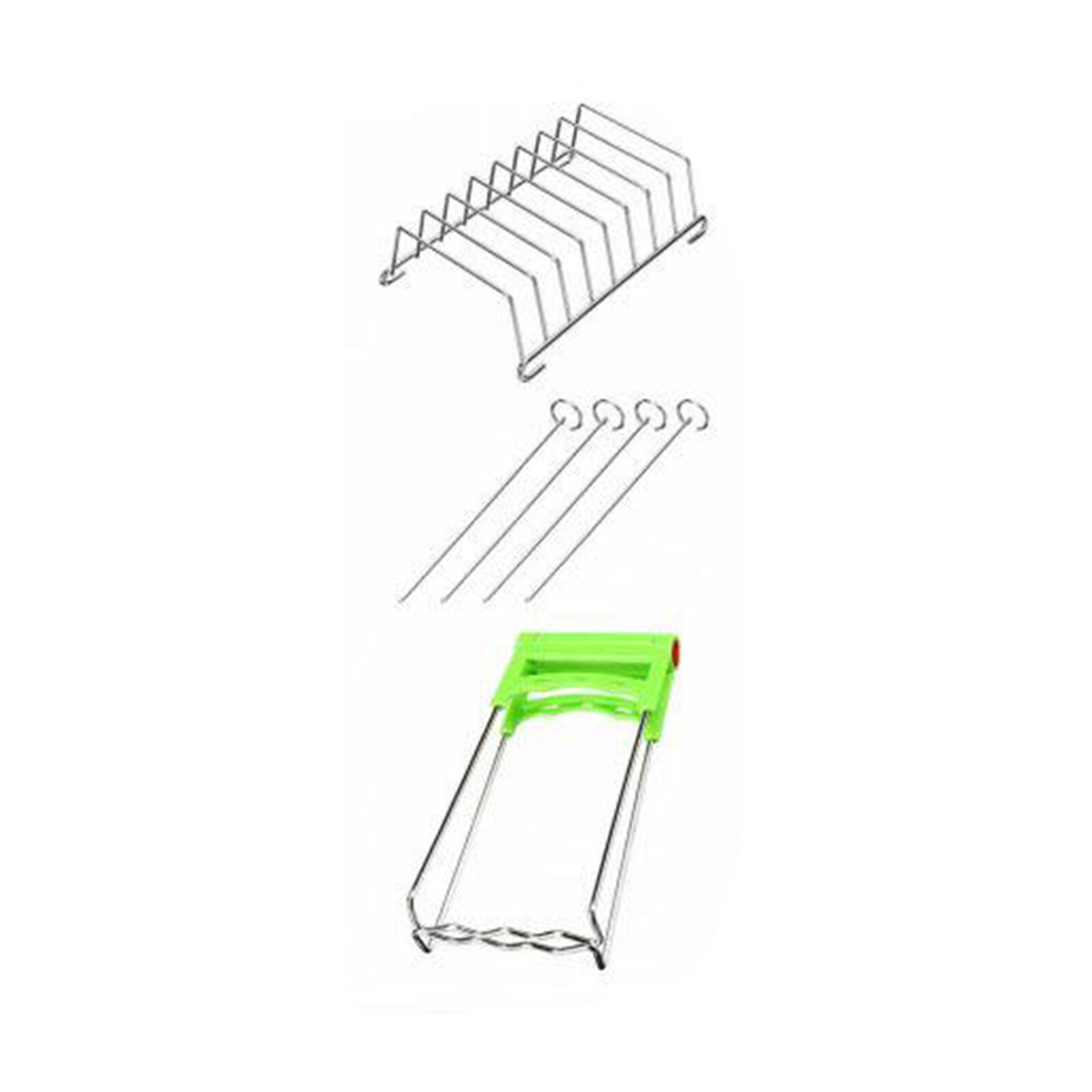 8Pcs Air Fryer Accessories Set Frying Cage Pan Rack Cake Barrel Fit for all Air Fryer 5.3, 5.8, 7, 8QT