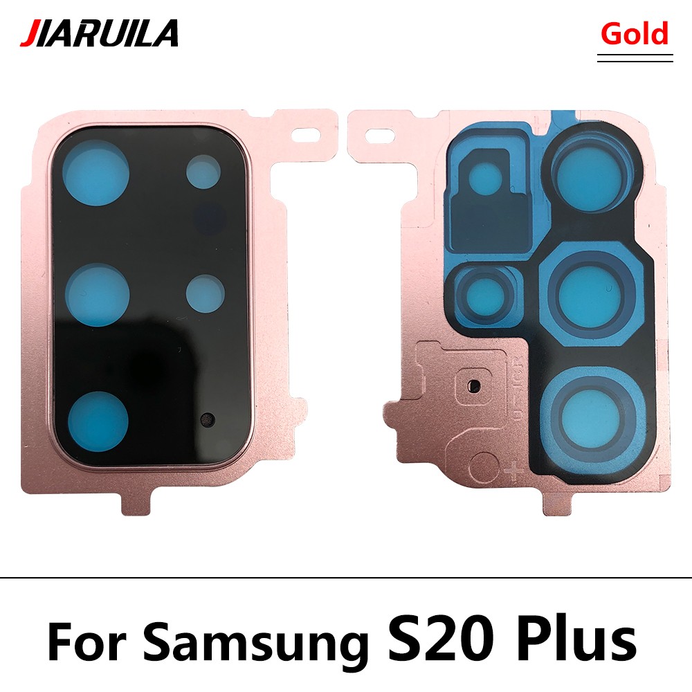 Neue Für Samsung S20 Ultra S20 Fe S20 Plus S20 Reparatur Ersetzen Zurück Kamera Glas Objektiv Abdeckung mit Rahmen Halfter Ersatz Teil: Schwarz