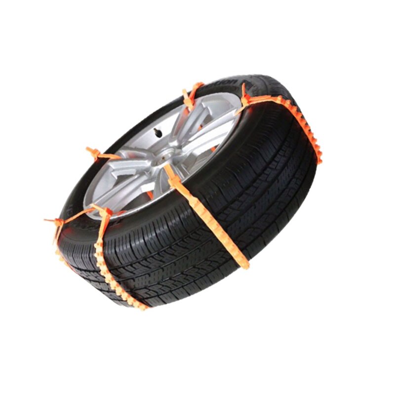 10 stuks kabelbinders antislip ketting auto universele eenvoudige kunststof wielen sneeuwketting voor de sneeuw- of modderbak of zand