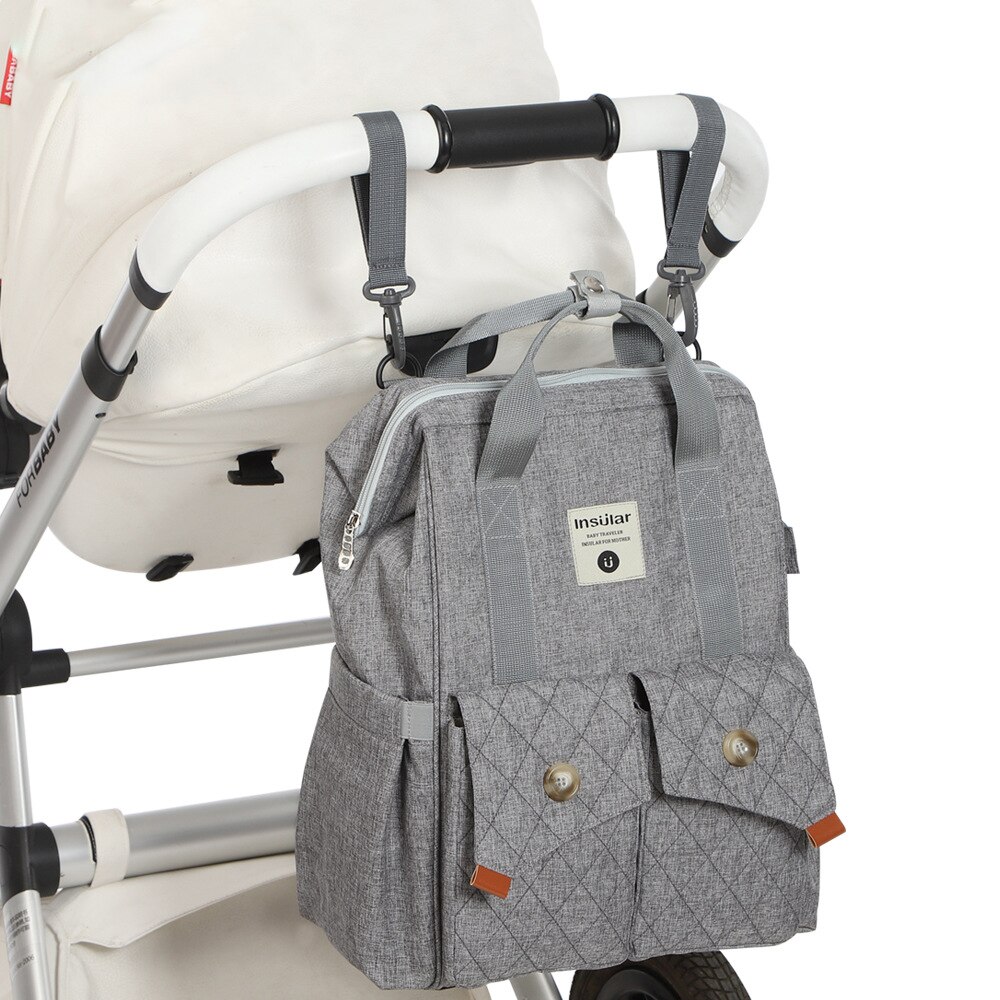 Mother bag baby multi-function waterproof mommy bag shoulders mother and baby outing mother pregnant woman expectant childbirth