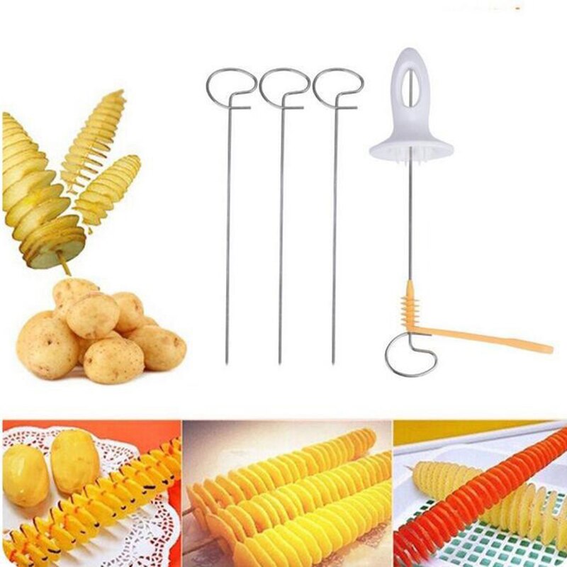 Slicer Aardappel Shredder Gebakken Aardappelen Cozinha Koken Gereedschap Keuken Gadgets Keuken Accessoires Tornado Aardappel Spiraal Snijder
