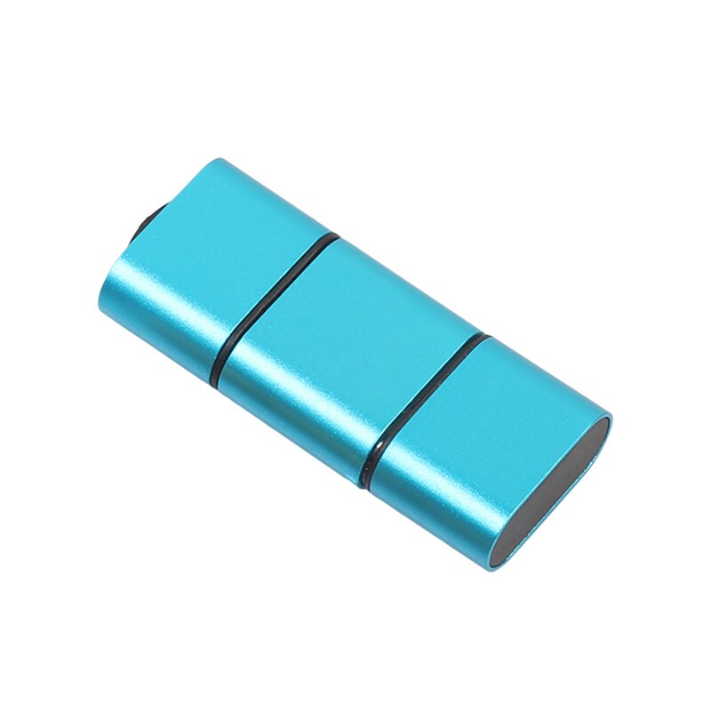 2 en 1 USB Type C à Micro SD TF lecteur de carte OTG adaptateur PC portable Android convertisseur de téléphone intelligent pour Huawei Xiaomi Samsung: Bleu